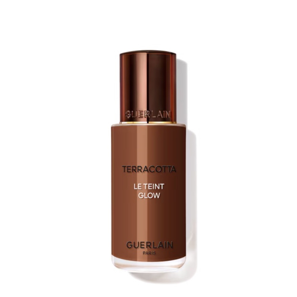 Guerlain Terracotta Le Teint Glow Foundation, 9N Dark Skin, New without Box